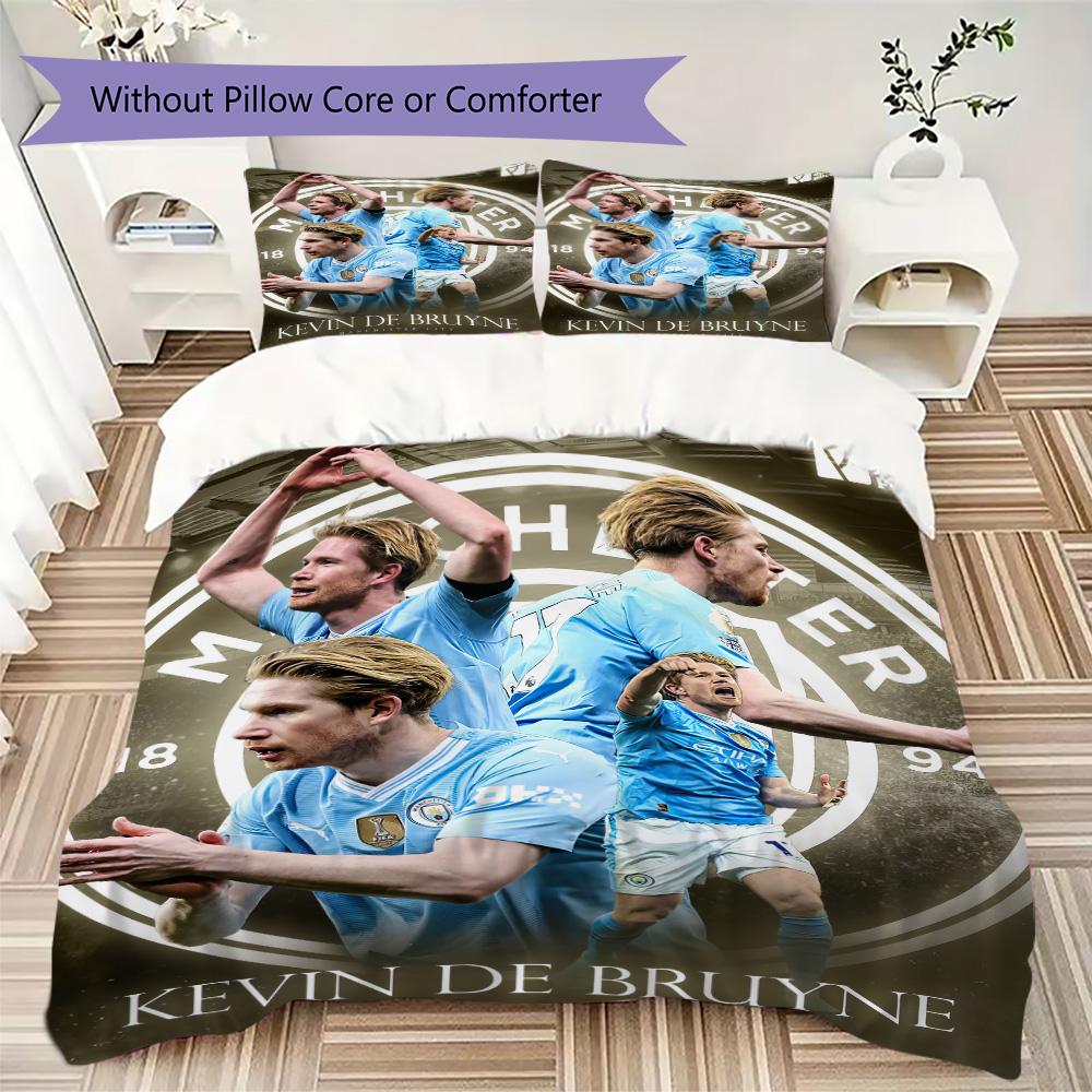Former Manchester City F.C. Belgian athlete Kevin De Bruyne Home Decoration Soft Bedding Down Pillowcase Duvet Cover (without core) 3
