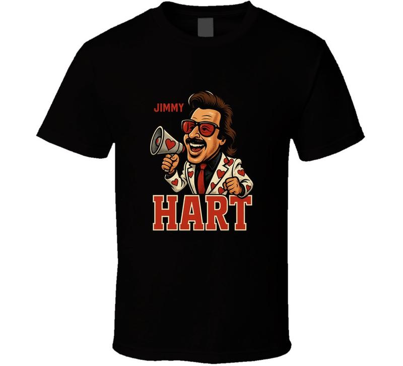 Jimmy Hart The Mouth Of The South Retro Wrestling Legend Caricature Unisex T-Shirt XL