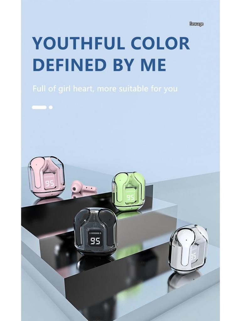 Exclusive True Wireless Transparent Noise-Cancelling Bluetooth Sport Earphones