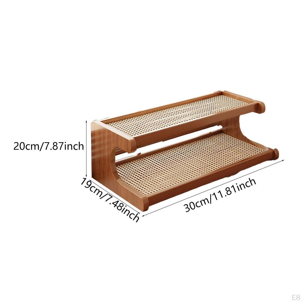 Bamboo Cup Holder for Tea And Coffee Shelf Worktop Dining Table