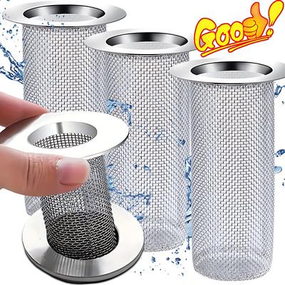Stainless Steel Floor Drain Filter Mesh Sink Anti-clog Bathtub Hair Catcher Shower Leak Net Strainer Bath Stopper Kitchen Tools