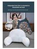 Retro Style Lumbar Support Pillow - Cushioned Headboard Backrest for Bed & Sofa