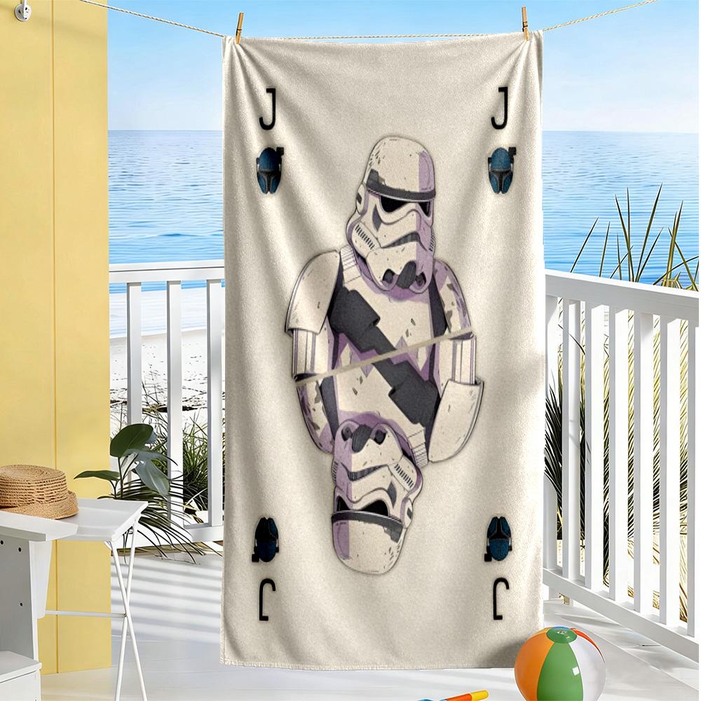 Star Wars Beach Towel Soft Durable Quick-Dry Comfortable Lightweight Portable for Swimming,Beach,Camping, Travel, Beach Accessories,Gym