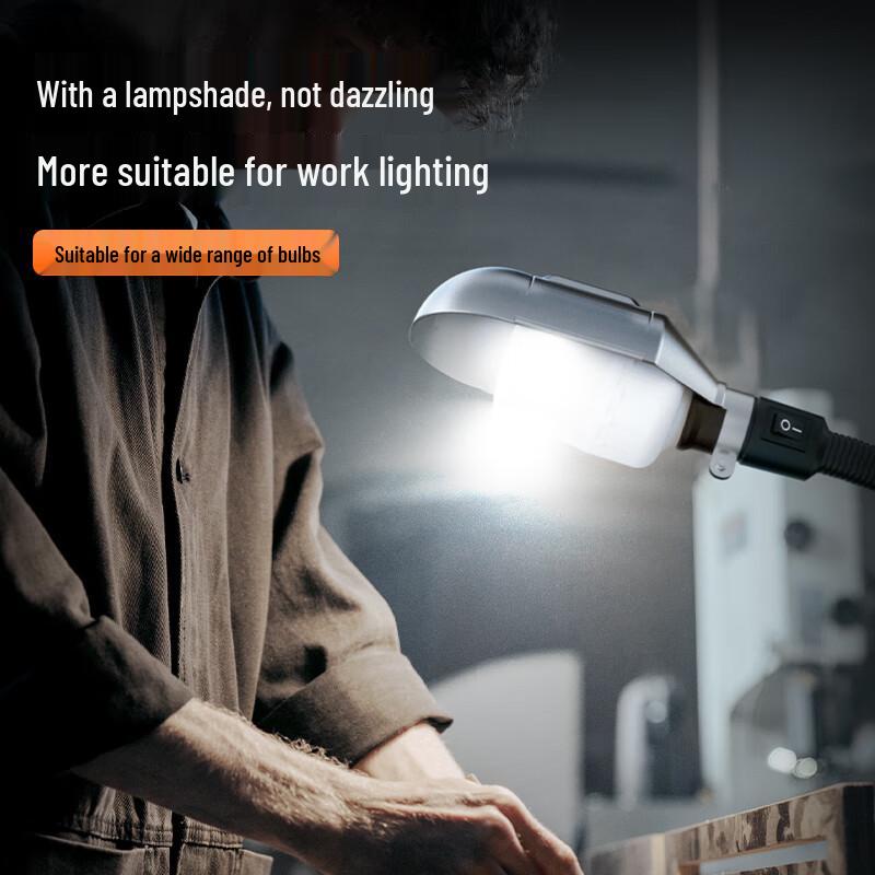 LED Machine Tool Work Light with Clamp and Magnetic Base