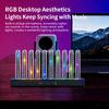 Sound Activated RGB Ambient Light Dynamic Gradient LED Strip for Car Interior Home Party Room Decor