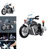 Patrol Car Inertial Motorcycle Police Car Model Toy With Sound And Light For Kids