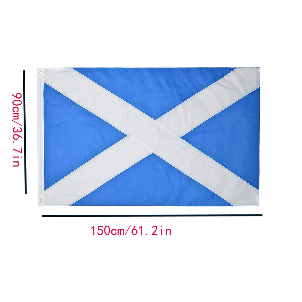 Sagit Scotland,3x5,Ft,210D,Nylon,Premium,Esterno,Ricamato,Scozzese,Bandiera