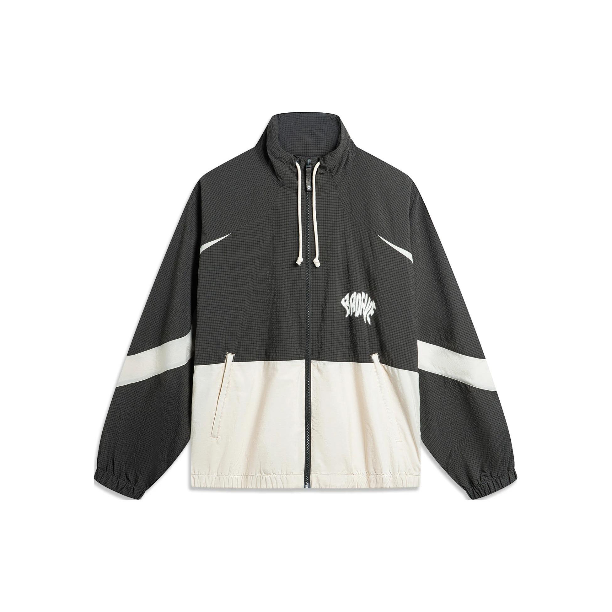 Li-Ning BadFive Graphic Jacket Grey White Men s AFDU419-6 L