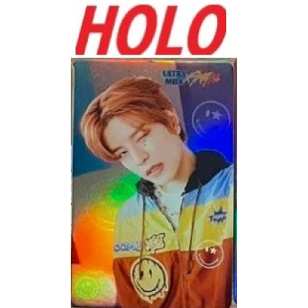 STRAY KIDS ULTRA MILK OFFICIAL Photo Card INDONESIA ROCK STAR STAR HOLOGRAM