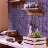 23*17cm Wall Stickers Waterproof For Living Room Bathroom Kitchen Wallpaper Wall Decal Home Decor Simple Installation
