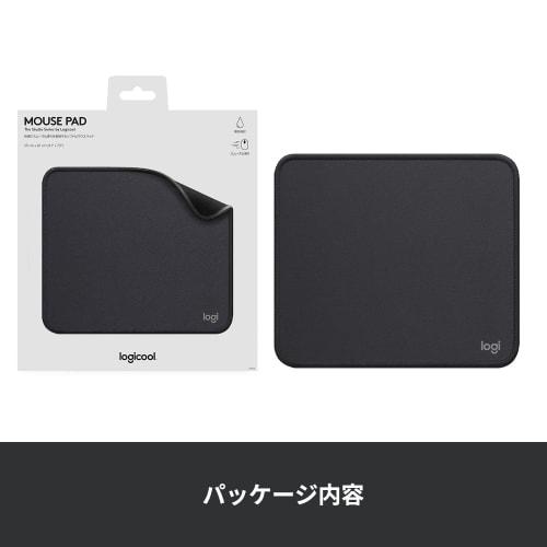 Logitech MP10GR Mauspad Wasserabweisendes Mauspad Klein Rutschfest MP10 Graphit