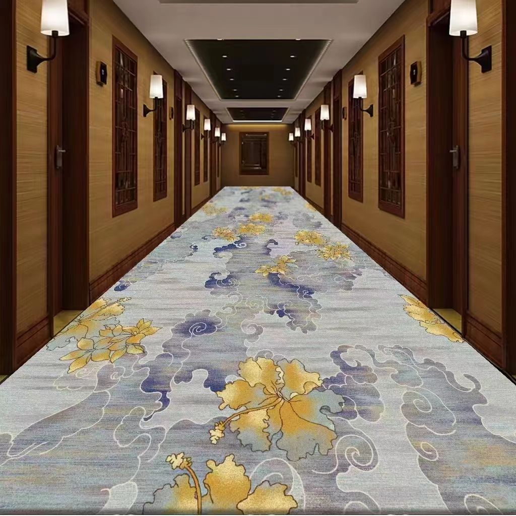 Long Corridor Carpet Non-slip Hall Runner Carpets Stairway Rug European Style Aisle Carpet