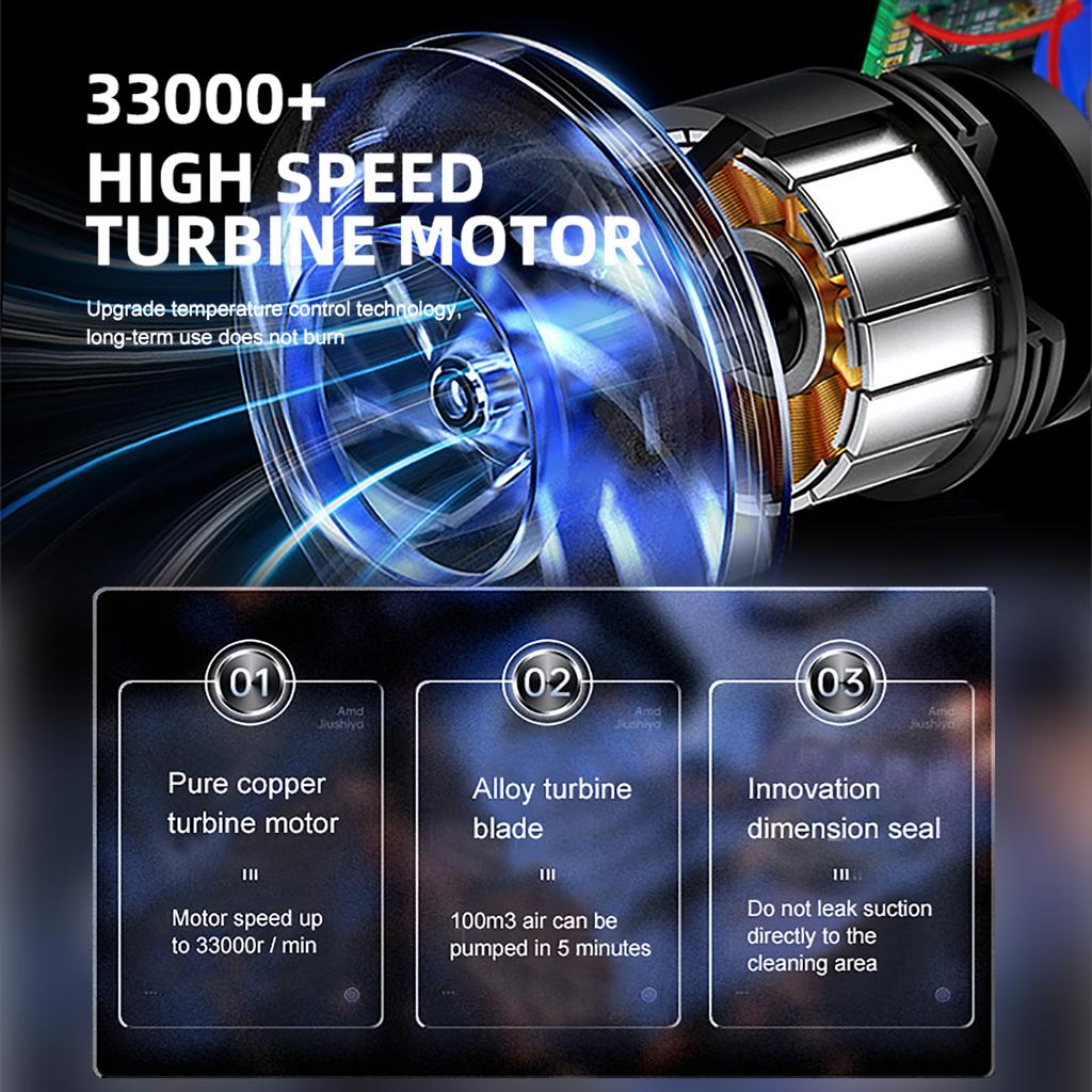 Wireless car vacuum cleaner small large suction handheld mini high power vacuum cleaner