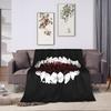 My Chemical Romance Band Blanket Music Super Warm Aesthetic Plush Throw Blanket For Bedroom Camping Flannel Bedspread Bed Cover