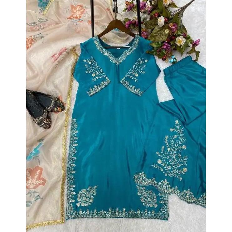 Salwar Kameez Pakistani Indian Dress Wedding Party Wear Bollywood Gharara Suit VGK-1882