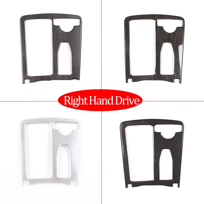 RHD LHD For Mercedes Benz C Class W204 2008-2014 Car ABS Central Console Cup Holder Frame Trim E Class Coupe C207 W212 2010-12
