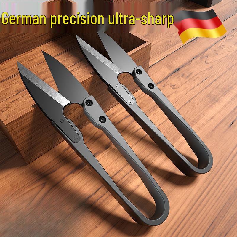 German Handmade Tailor's Sewing Scissors: Large Stainless Steel Spring for Fabric & Paper Cutting