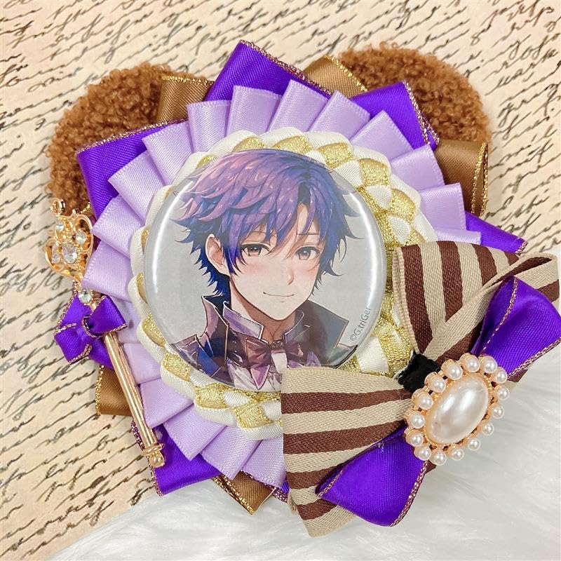 G-Trigger Oshikatsu Magnet Ita Rosette Bear Ears Purple [Used]