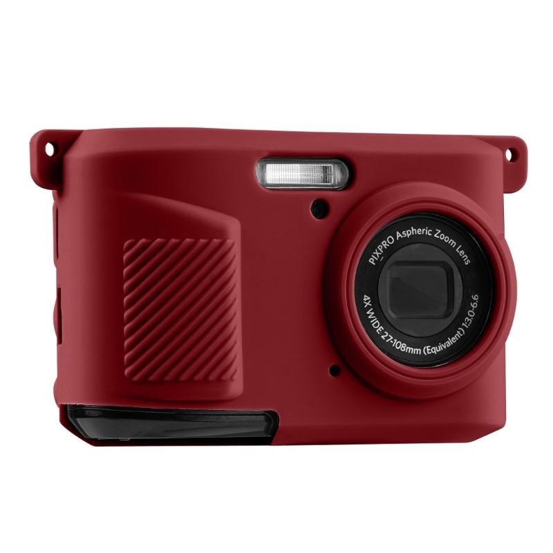 Premium Silicone Protective Cover For PIXPRO FZ45 Camera Case Shockproof Shell Durability Case with Shoulder Strap