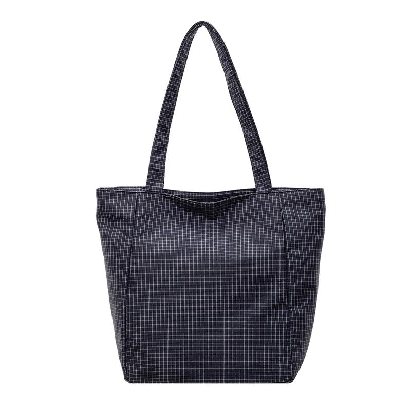 Plaid Shoulder Bag Women's Large Capacity Tote Bag