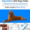 LED Dog Collar USB Rechargeable Light Up Dog Collars, Lighted Dog Collar Glowin The Dark, Flashing Lights for Your Walking Night