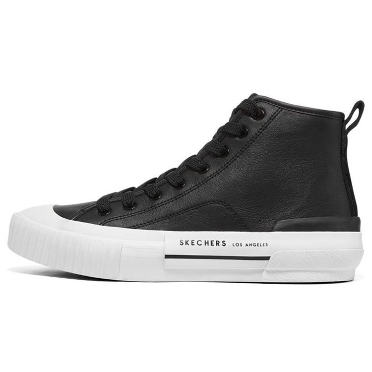 Skechers New Moon Удобные Высокие Кроссовки Женские кроссовки Черный Белый 155393-BLK 38.5