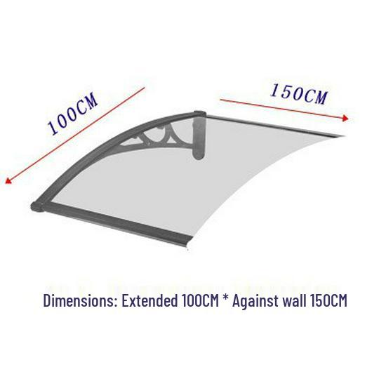 Aluminum Alloy Waterproof Awning Sunshade for Terrace and Balcony