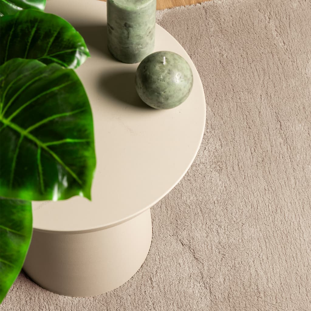 HUARTE Rug Short Pile Soft and Washable Beige 80 X 250 Cm