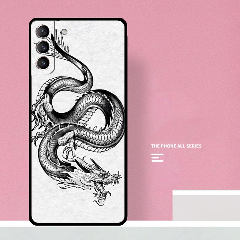 Chinese Dragon Phone Case For Samsung Galaxy S25 S26 Ultra S20 S21 S22 S23 S24 Plus S10 S25 FE Cover Coque