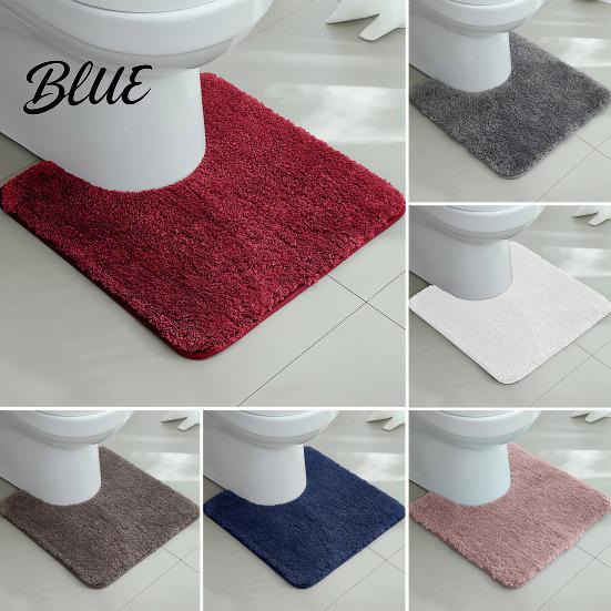 Tappetino Assorbente per Doccia Tappetino da Bagno Traspirante Forma Peluche per WC Lavabile in Lavatrice Antiscivolo