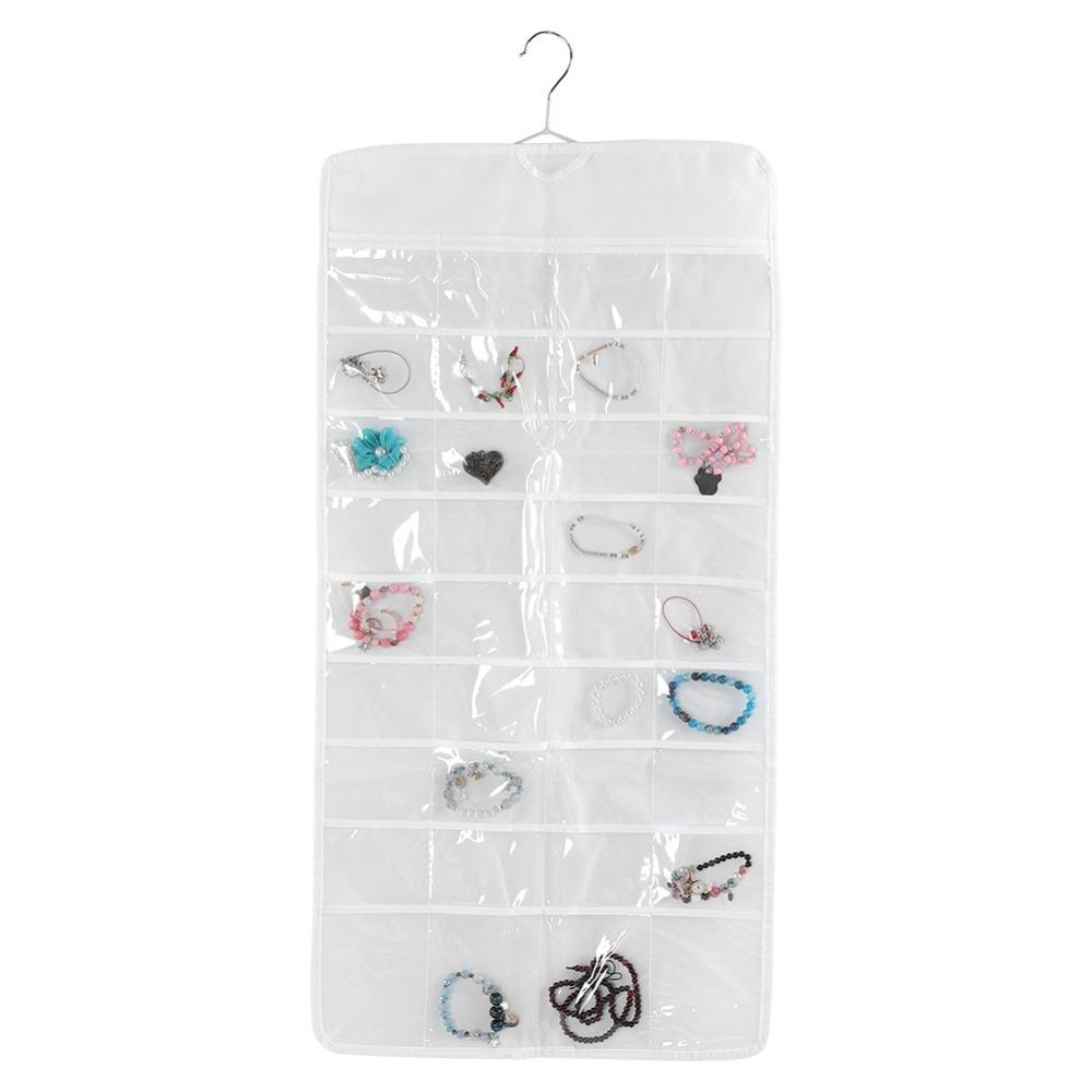 Transparent Jewelry Hanging Bag Large Capacity Jewelry Organizer  Jewelry Storage