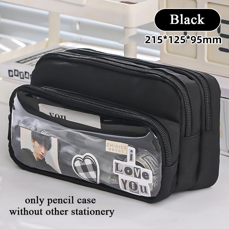 New Simple Pencil Case Large Capacity for School Students