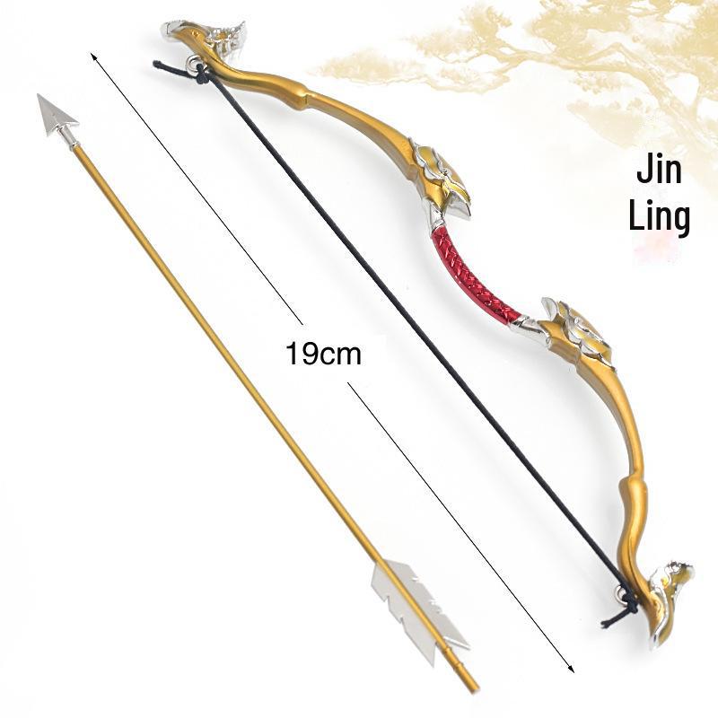 Anime-Themed Alloy Wangji Bichen Sword & Jiang C Jinling Weapon Replica