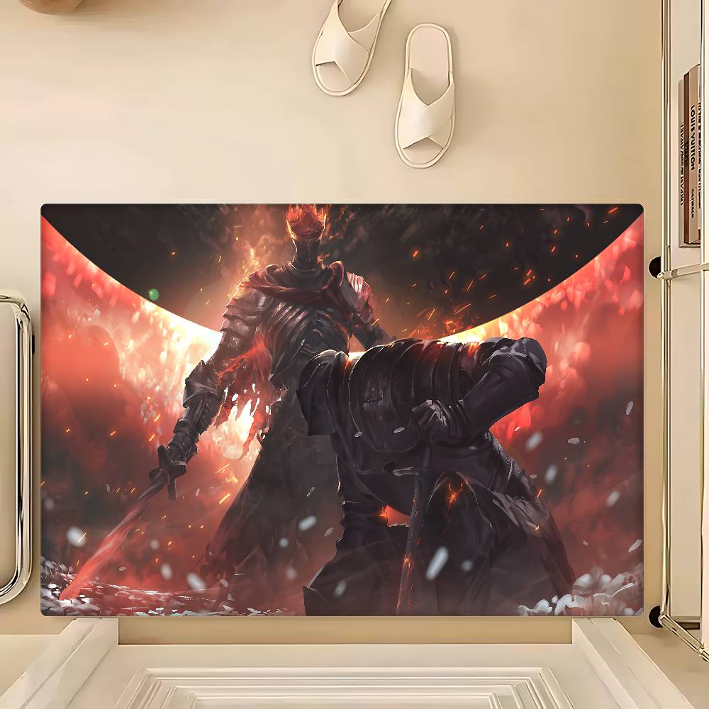 Dark Souls Room Mats Non-Slip Laundry Room Mat Laundry Decor Balcony Child Living Room Household Carpets