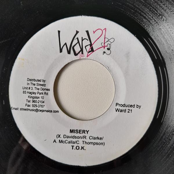 

7inch Record T.O.K. - Misery NONE Ward 21 Jamaica Reggae, Ska & Dub Used