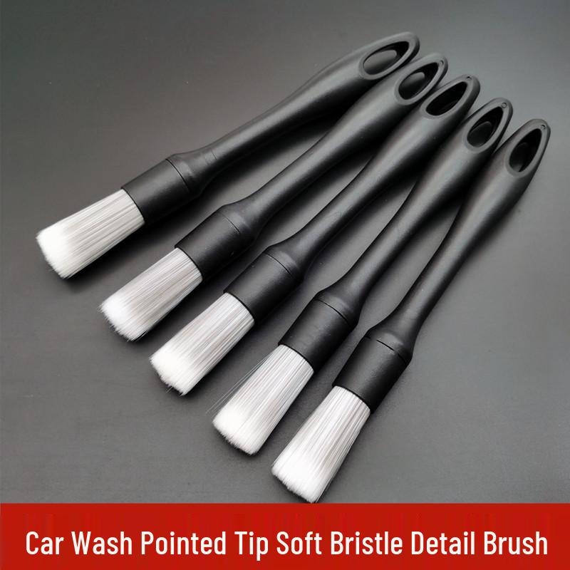 Soft Bristle Car Interior Detail Brush for Vents, Seats, and Crevices