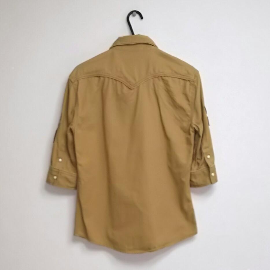 [USED] For Fans of Y2K, Achieve, and K-pop! Love Maison/3/4 Sleeve Patch Shirt