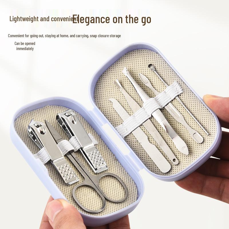 Stainless Steel Nail Clipper & Manicure Tool Set