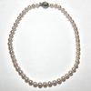 Used Comes with certificate of authenticity [High shine] Jewelry Maki Akoya pearl pearl necklace Silver 7.5-8mm pearl necklace