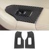 4Pcs Carbon Fiber Interior Window Lift Switch Cover Trim For Acura TSX 2004-08