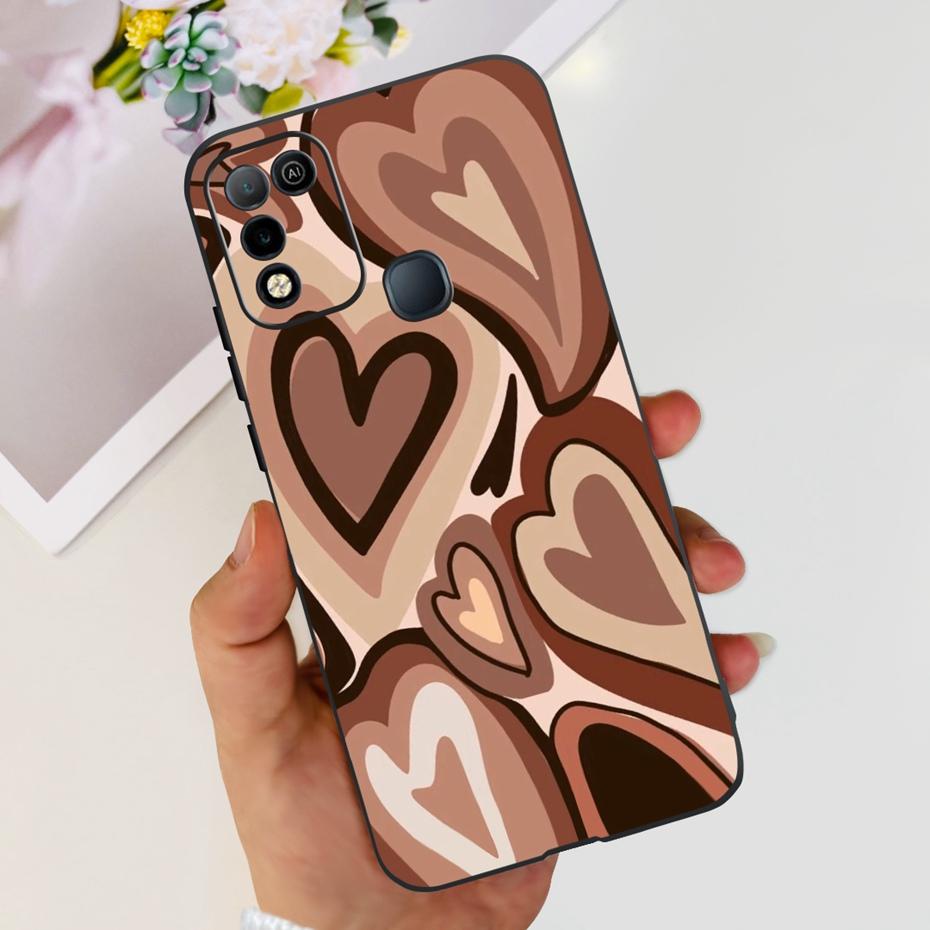 For Infinix Hot 10 Play X688C X688D Phone Case Cute Design Soft Silicone Back Cover For Infinix Hot 10 X682 Hot10 10 Lite X657B