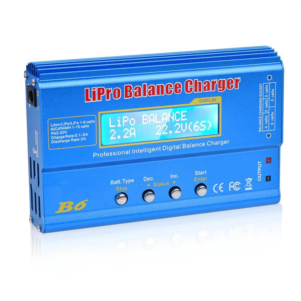 Echilibrator Digital de Încărcare / Descărcare B6 Cu Ecran LCD Pentru Baterii Lipo Nimh Nicd Life Pb