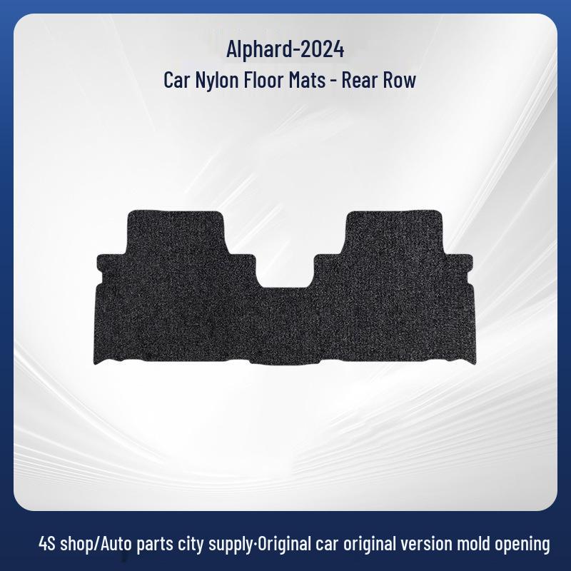 2024 Toyota Alphard Black Nylon Floor Mats - Dirt-Resistant Interior Accessories