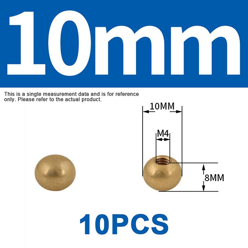 1/2/5/10Pcs Pure Brass Internal Thread Nut Lighting Accessories Decorative Cap M6/M8/M10/M12/M15/M16/M20