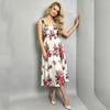 Sleeveless Strap Plus Size Vintage Floral New In Dresses For Women Casual Long Summer Party Dress
