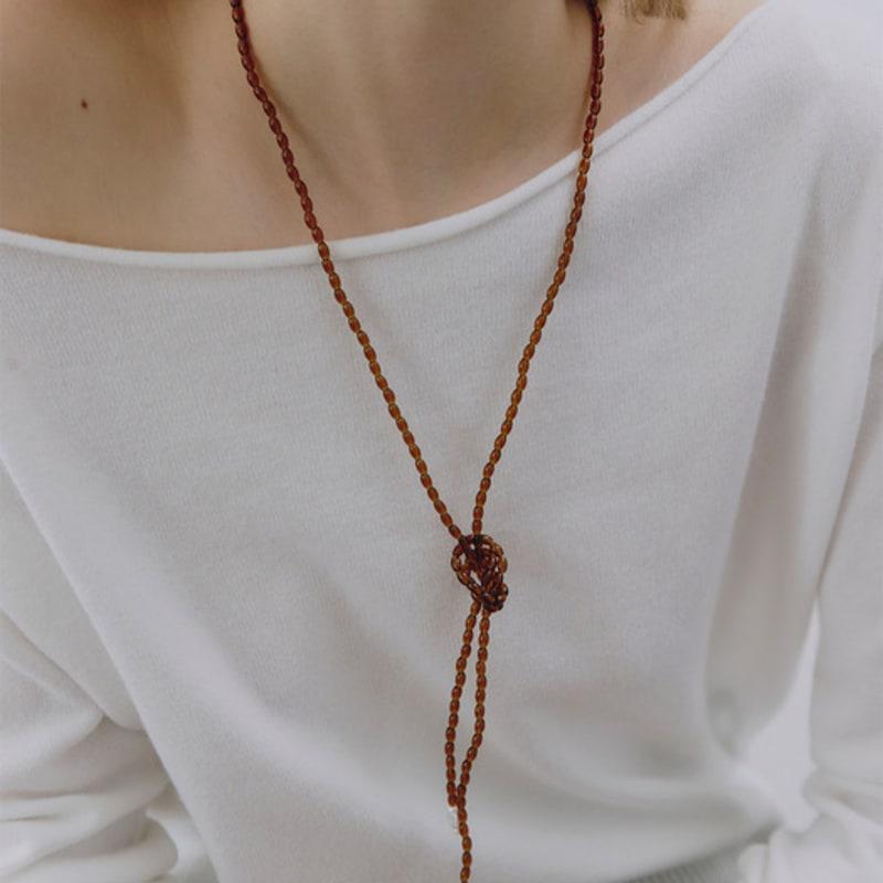 VINTAGE HOLLYWOOD Seed Tie Necklace_VH2579NE003M