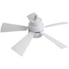 2025 E27 Screw Base Fan Light with Detachable Blades, Replaceable Light Source, Three-Color Stepless Dimming, and Timer