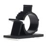 100 Pcs Cable Clips Adjustable Self Adhesive Wire Management Clamps Reusable Nylon PA66 Cable Tie Holder Black YX 1013