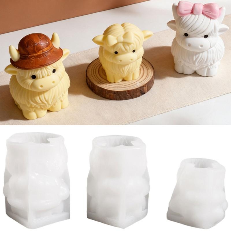 Creative Yak Shaped Silicone Mould For Handmade Candle And Artistic Resin Projects