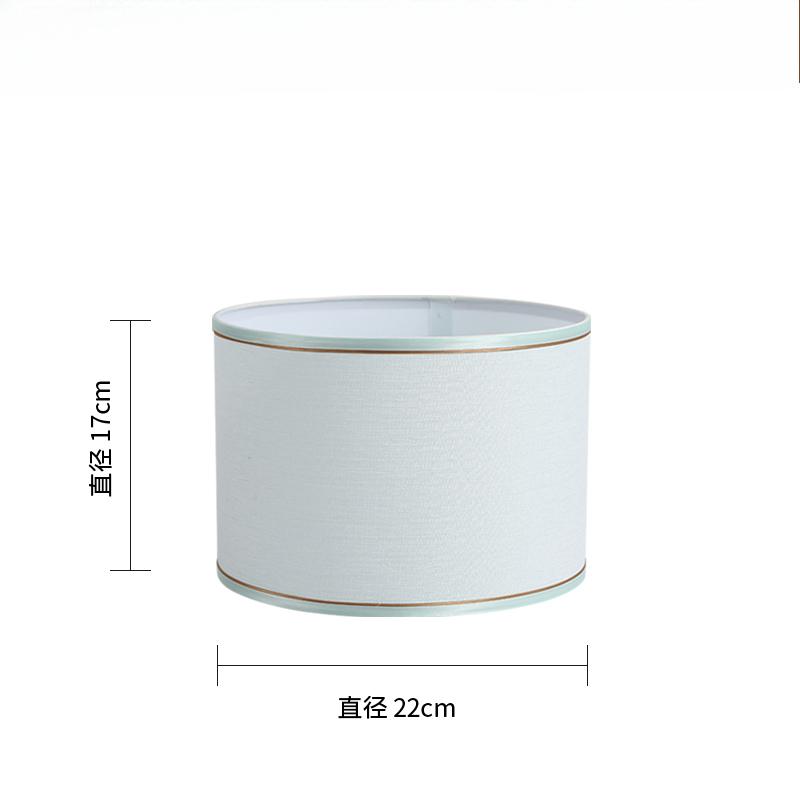 E27 Linen Fabric Metal Desk Lamp Cloth Lampshade 14/22/25cm Height Nordic Cloth Metal Lamp Shade Home Decoration